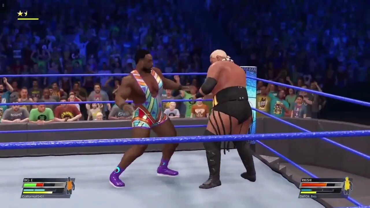 I BEAT MY FRIEND SO BAD HE UNINSTALLED WWE 2K22 BIG E VS RIKISHI *iNSANE ENDING*