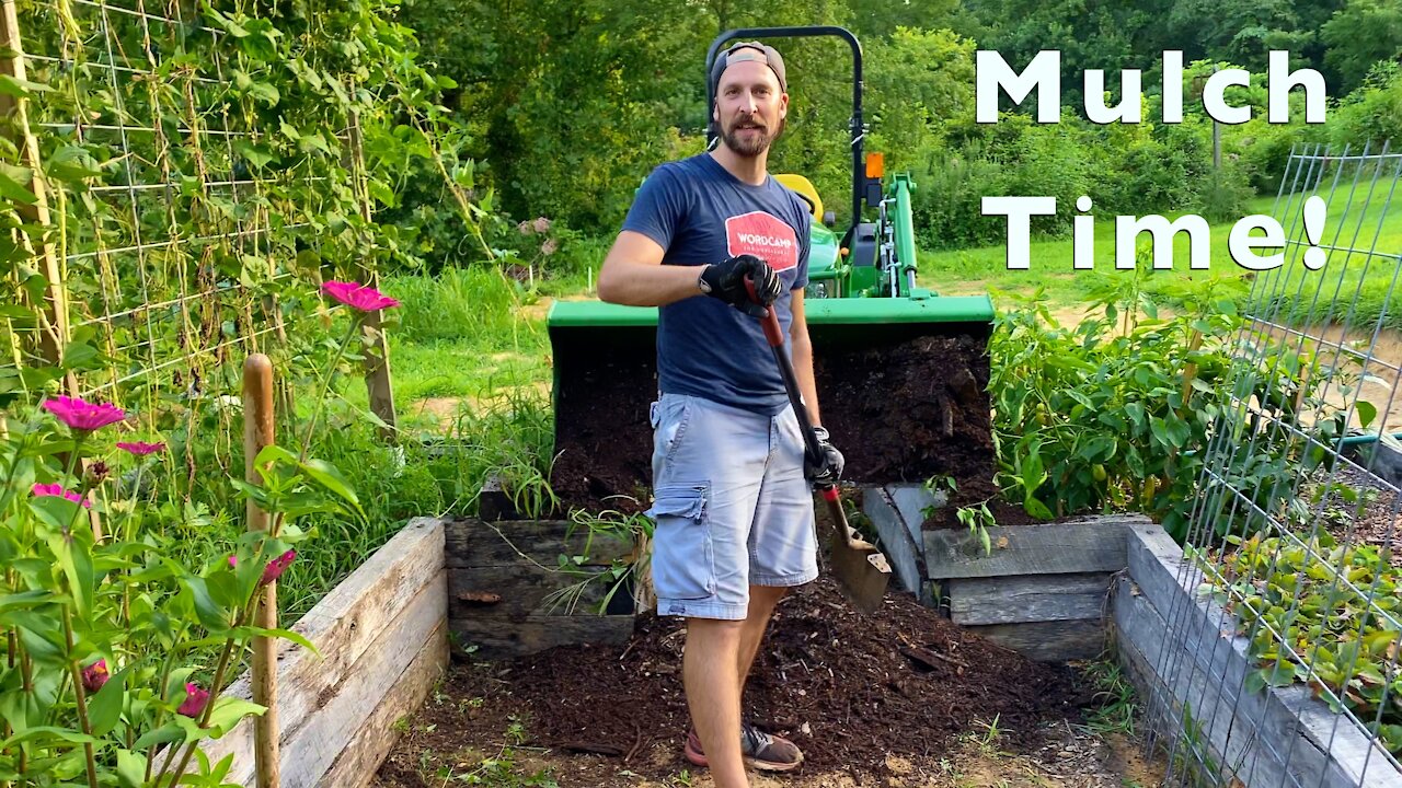 Compact Tractor Handy Tool for the Homestead Garden | VLOG