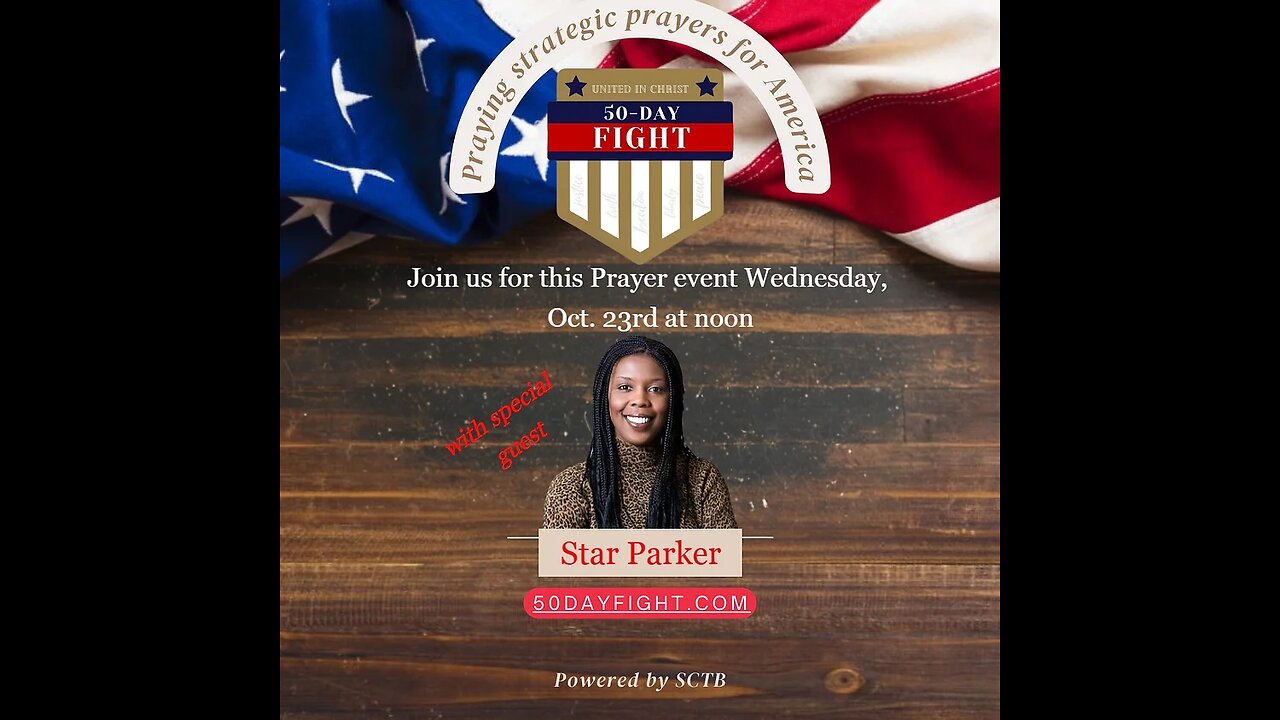 Star Parker on the 50 day fight - Oct. 23rd SOUTH CAROLINA