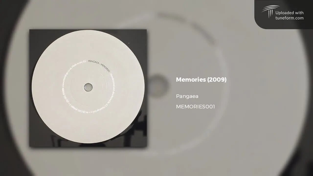Pangaea - Memories (2009) | UK Garage // Future Garage