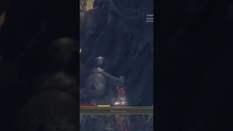 Stabbing monsters in the butt in Elden ring is oddly satisfying