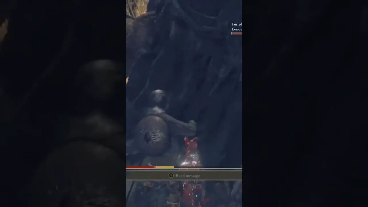 Stabbing monsters in the butt in Elden ring is oddly satisfying
