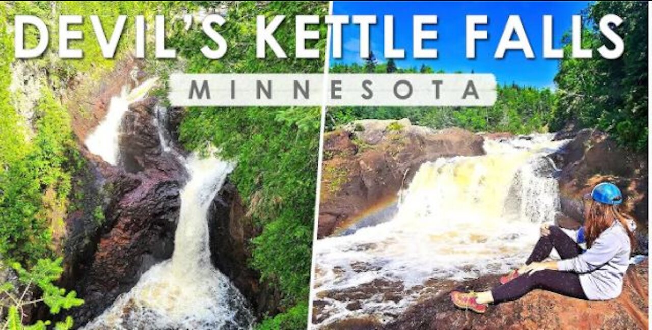 DEVIL’S KETTLE WATERFALL | Hiking A LOT of Stairs! | Minnesota’s North Shore State Parks