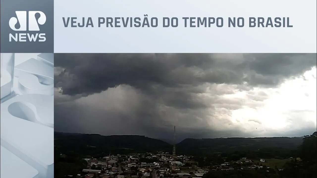 Temporais de calor, frente fria e ZCIT no Brasil nesta terça-feira (14)