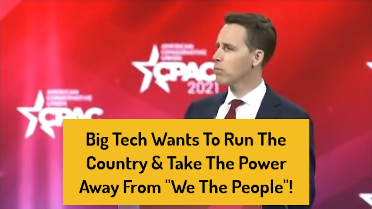 Big Tech Wants To Run The Country