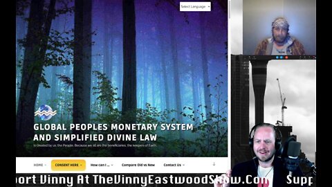 ​Rick Jewers from GPMS.World, The Global Peoples Monetary System on The Vinny Eastwood Show