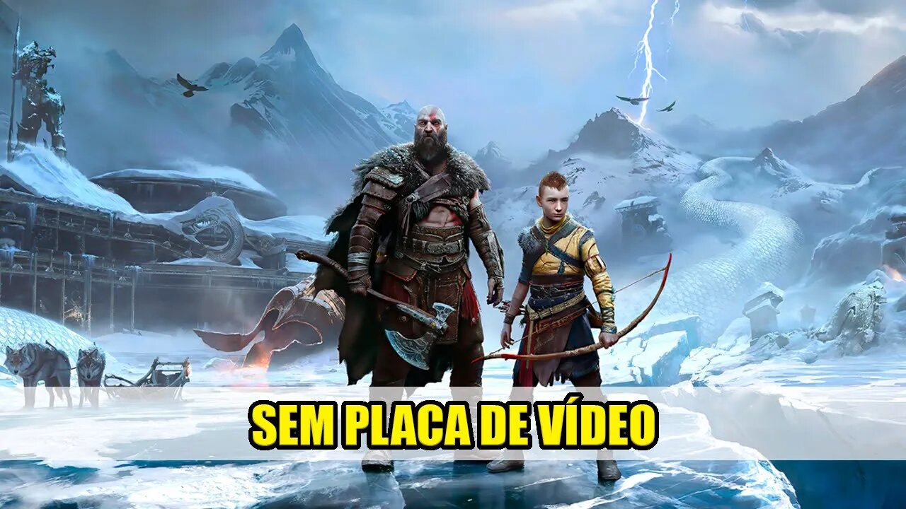 RYZEN 5 4600G GOD OF WAR SEM PLACA DE VÍDEO!