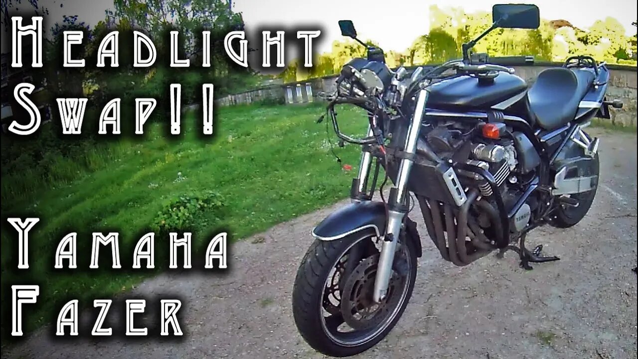 Headlight Swap, Yamaha Fazer 600.