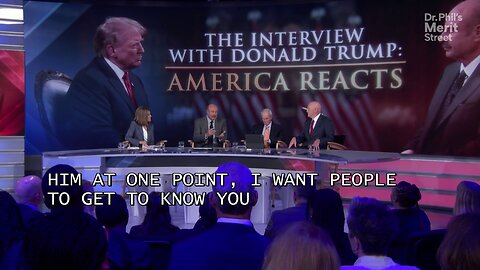 America Reacts to Dr Phil's Interview With Donald Trump - Includes HC Subtitles