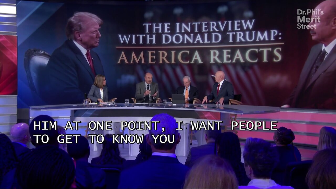 America Reacts to Dr Phil's Interview With Donald Trump - Includes HC Subtitles