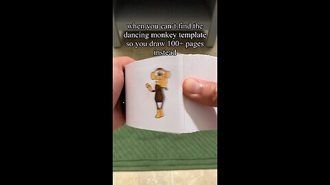 Monkey Dancing Flip Book