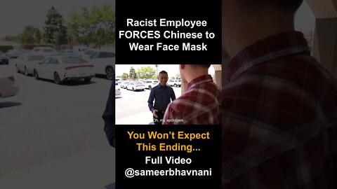 Boss SLAPS Employee for FORCING Chinese to WEAR MASK! #shorts #ytshorts #sameerbhavnani
