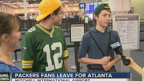 Packers fans headed en masse to Atlanta