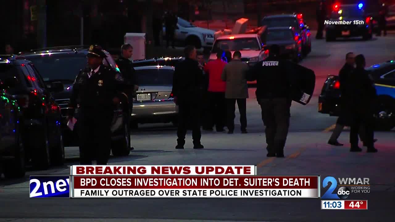 BPD closes investigation into Detective Suiter's death