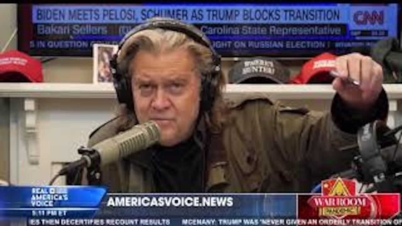 Steve Bannon Plays Tim Pool On His Show WarRoom