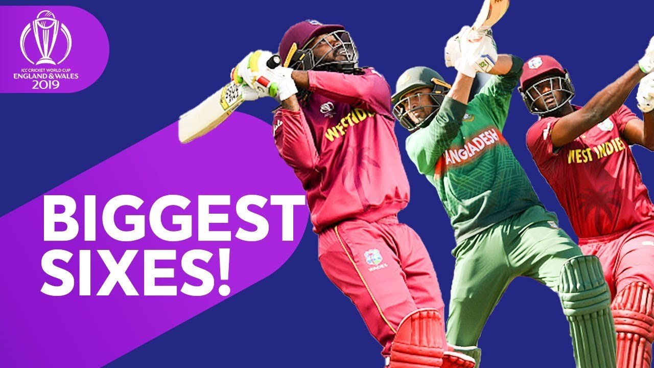 Biggest Sixes! _ 2019 Cricket World Cup Biggest Sixes So Far _ ICC Cricket World Cup 2019