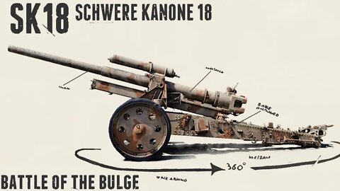 SK18 10cm schwere Kanone 18 - Walkaround - Useldange.