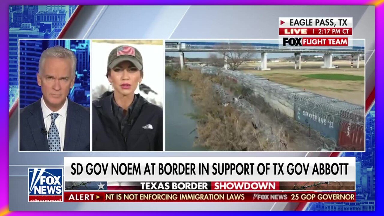 GOV. KRISTI NOEM: THE US SOUTHERN BORDER IS A "WAR ZONE"