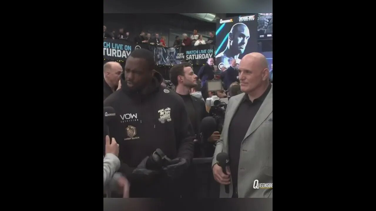 Dillian Whyte trolling big John Fury “i thought it was Steve Bunce”