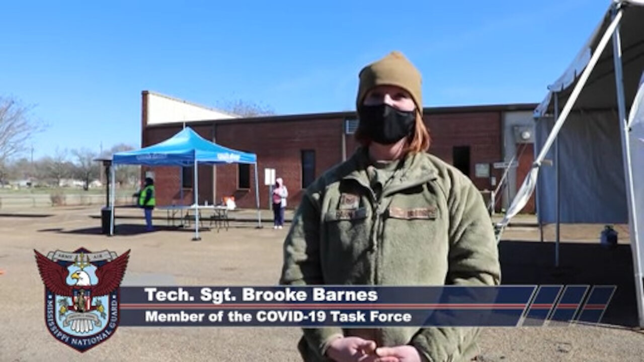 Tech. Sgt. Brooke Barnes Helps the Community