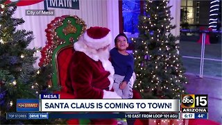 Where to see Santa before Christmas