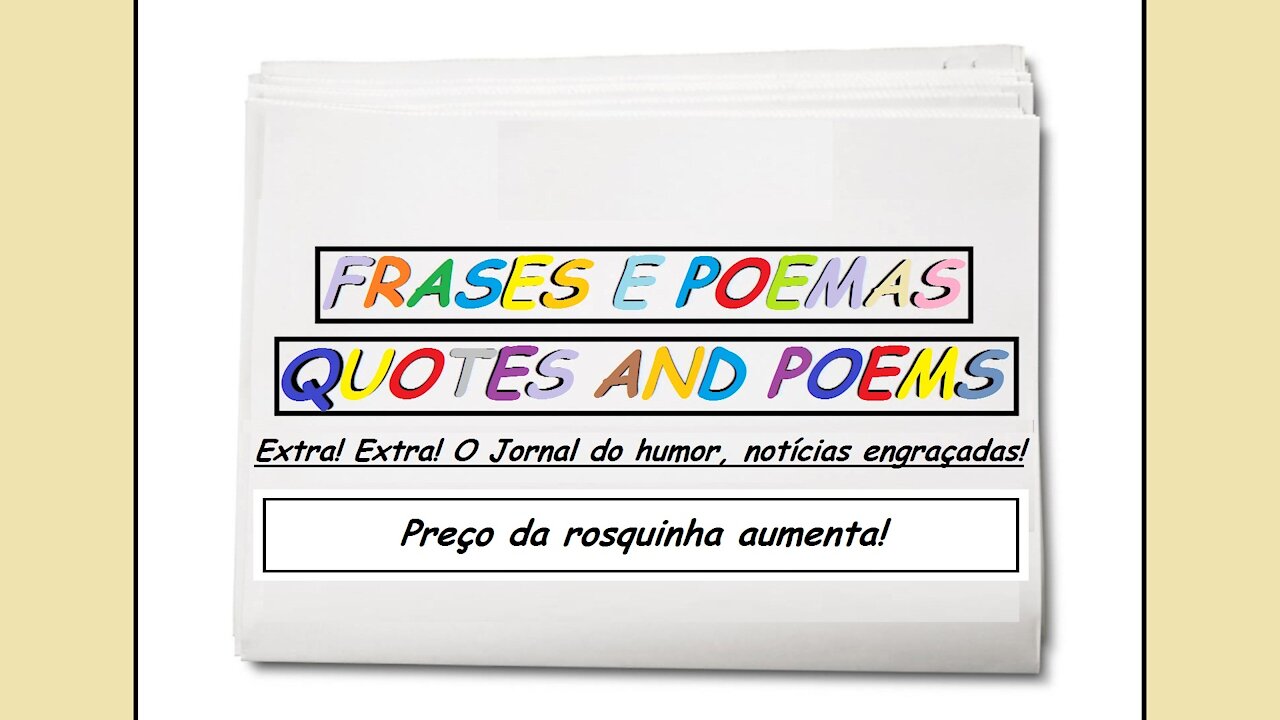 Notícias engraçadas: Preço da rosquinha aumenta! [Frases e Poemas]