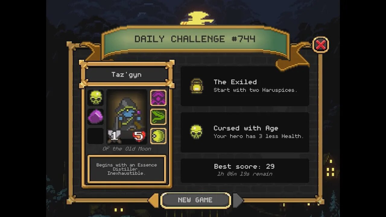 The Dungeon Beneath Gameplay - Daily Challenge #744