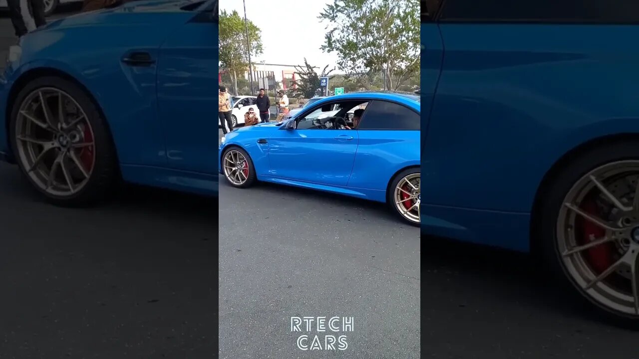 BMW M2 CS revving at car meet!!