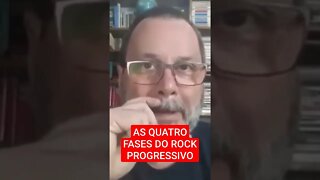 AS QUATRO FASES DO ROCK PROGRESSIVO #shorts