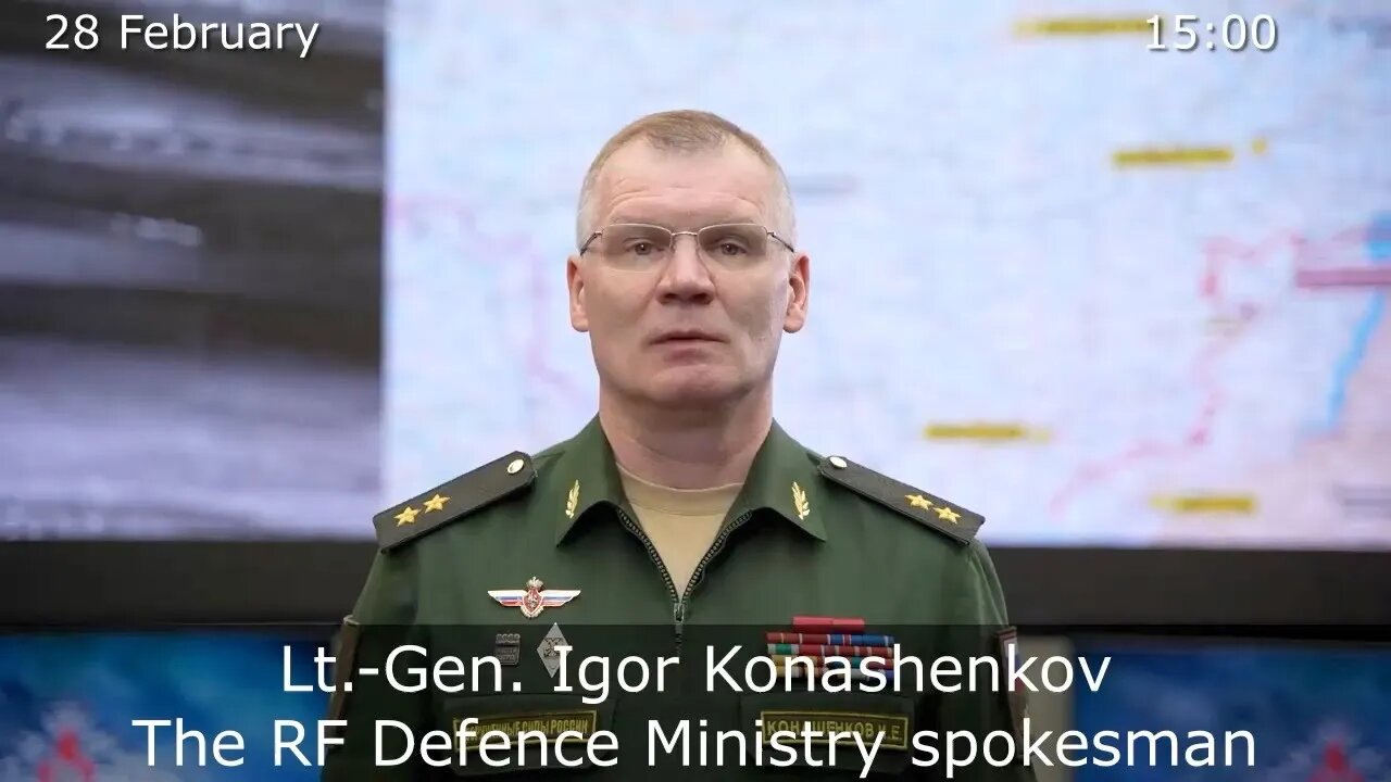 Russian Defence Ministry report on the progress of the special military operation in Ukraine!