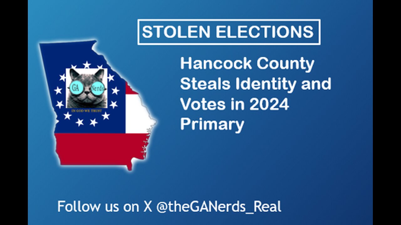 Hancock County Steals Identity and Votes in Primary