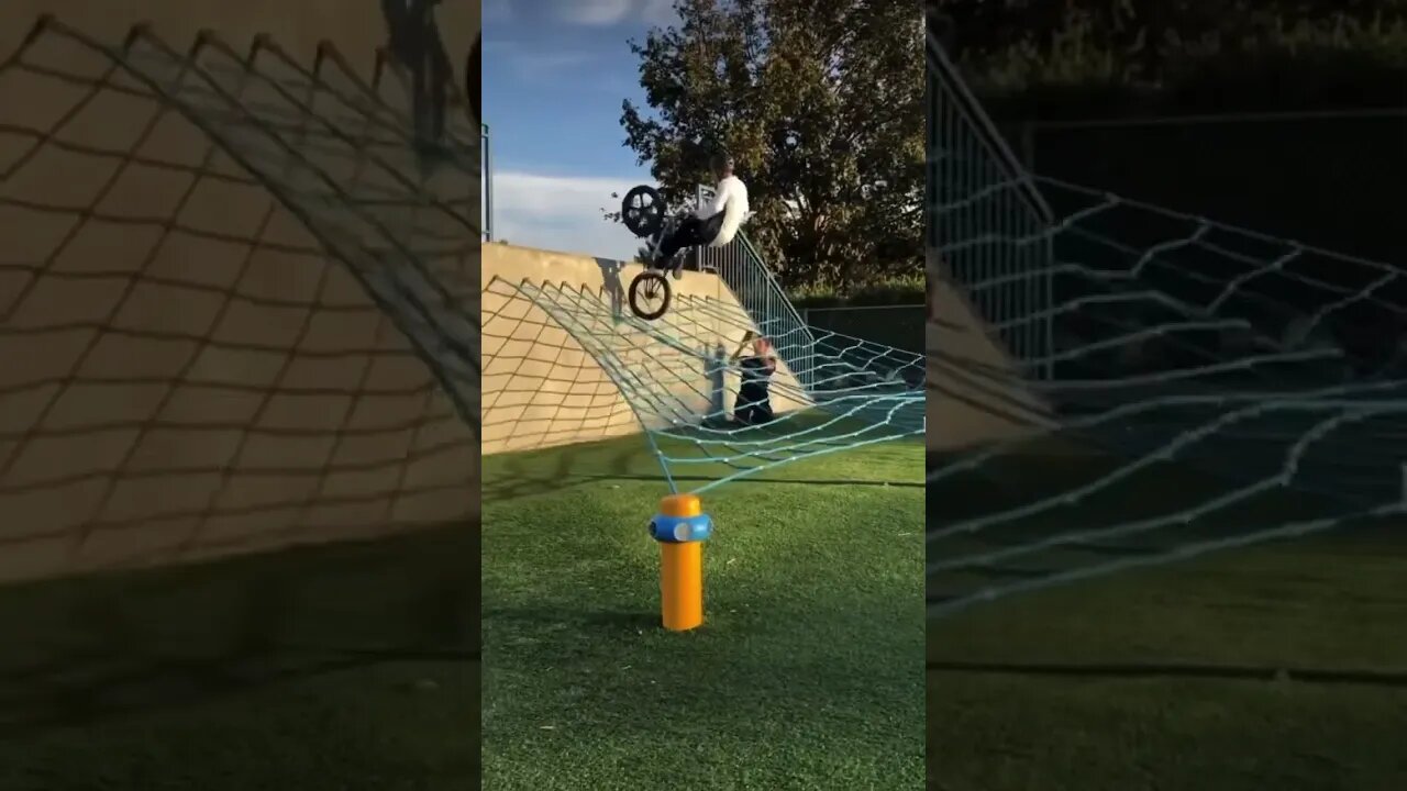 BMX vs THE IMPOSSIBLE 🤯🕸️-Tate Roskelley #shorts
