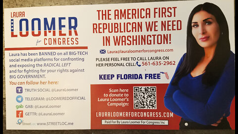 US FL Dist 11 Congressional Candidate Laura Loomer at Golden Triangle Republican Women's Club lunch