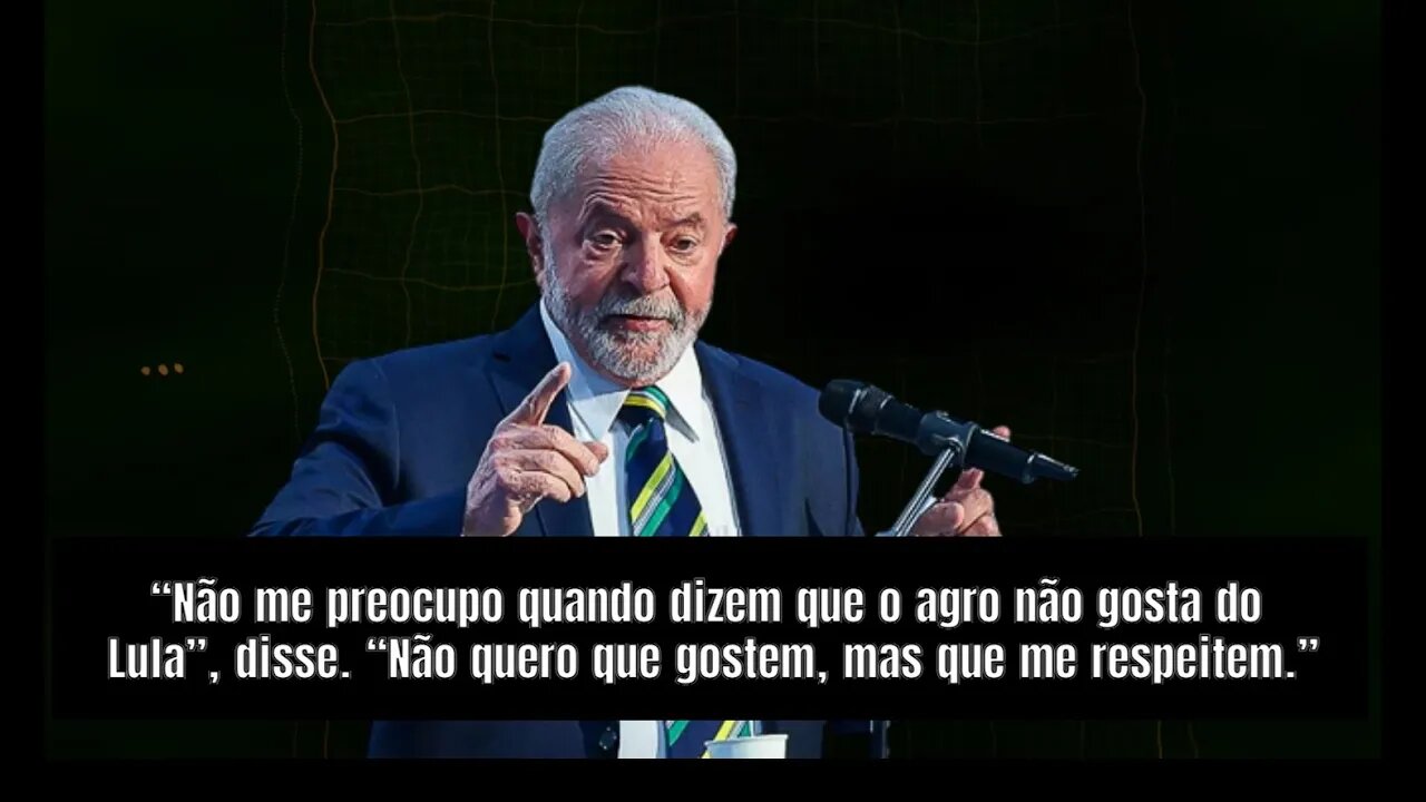 Bolsonaro volta a se manifestar, Bolsa desaba com discurso de LulaMinha transmissão