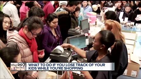 What to do if you lose track of your kids while you're shopping
