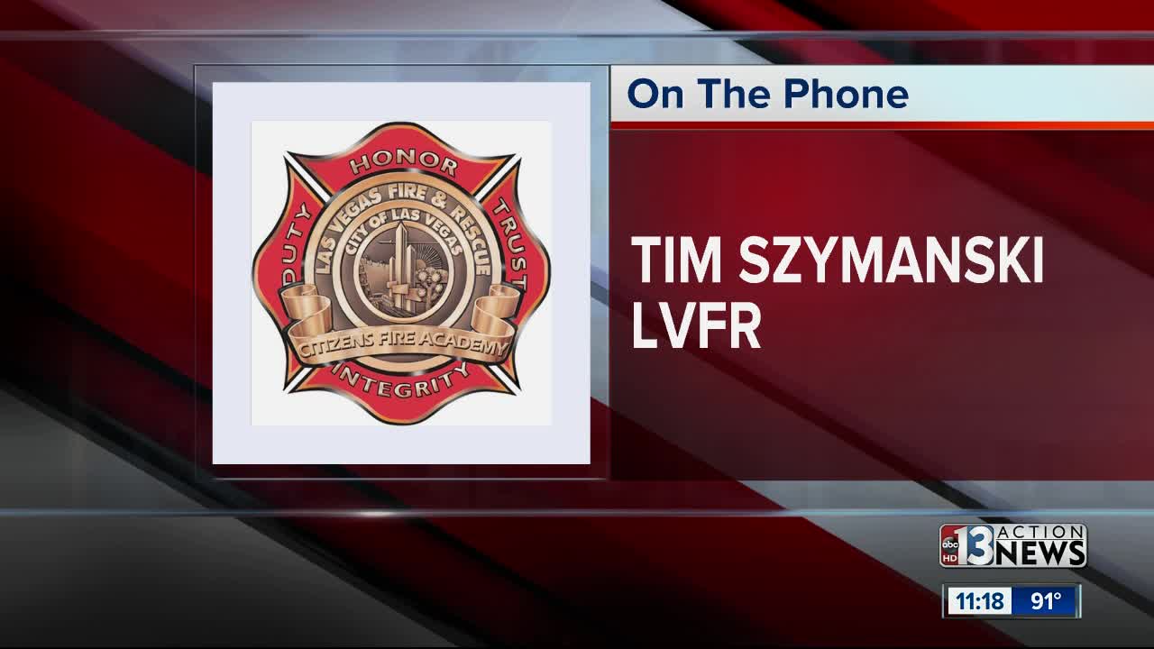 Las Vegas Fire & Rescue talks about earthquake