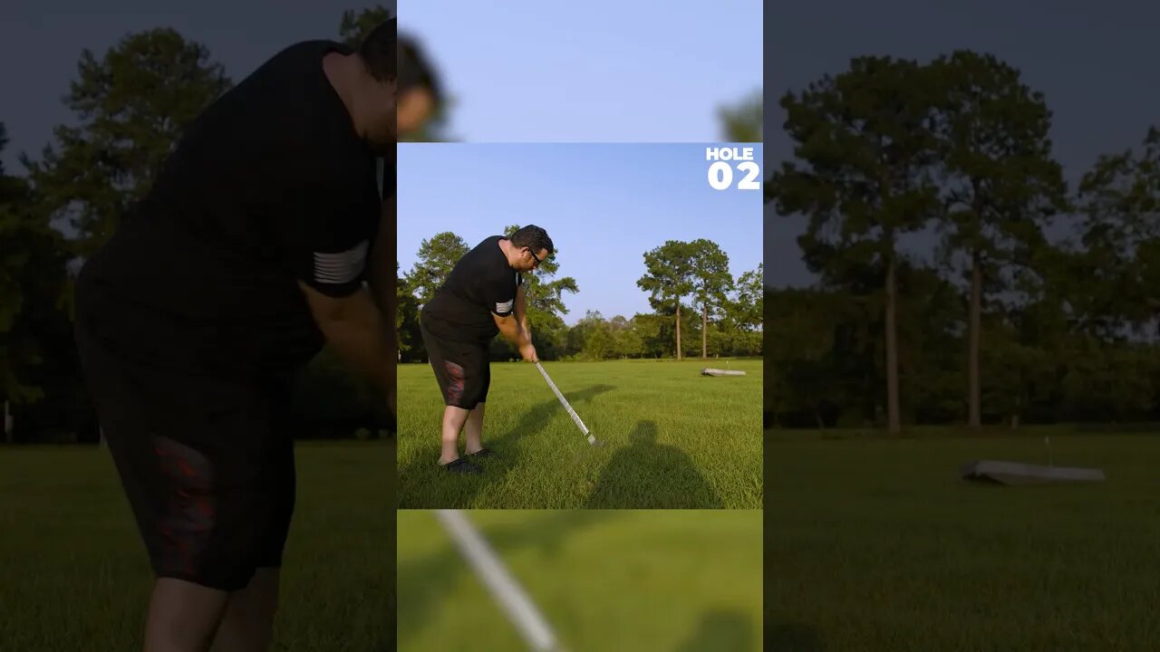 #shorts AMAZING GOLF COMEBACK | CHOCKING AWAY THE LEAD IN REDNECK GOLF | GARDEN GOLF | REDNECK GOLF