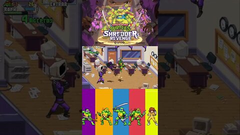 TARTARUGAS NINJAS SHORTS #3 - FASE 1