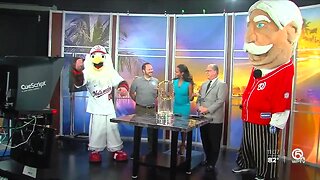 Washington Nationals visit WPTV, bring World Series trophy