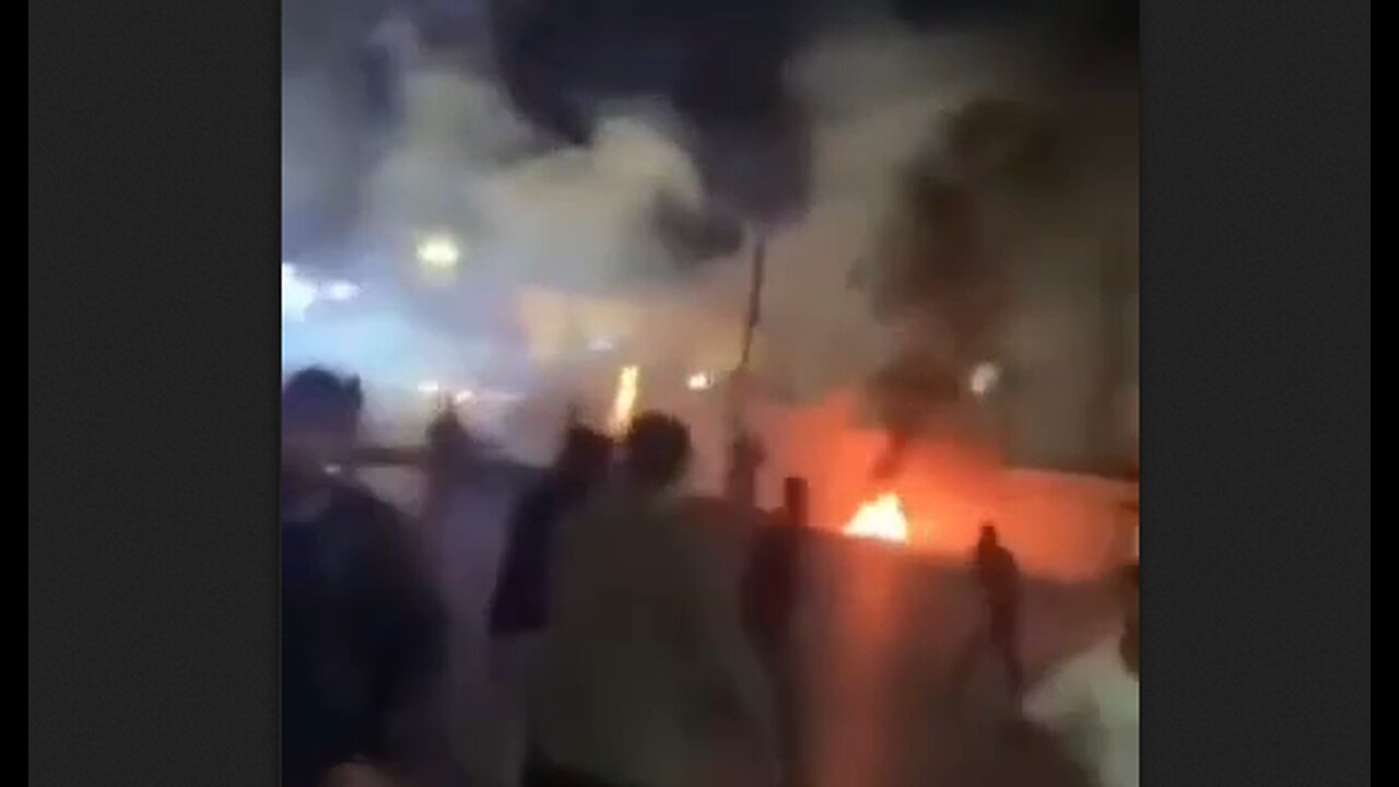 Angry citizens of Amman, Jordan have set fire to the Israeli embassy