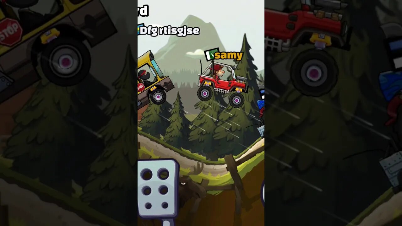 hill climb racing 2 samy vs frends racing gameplay #shortsviral