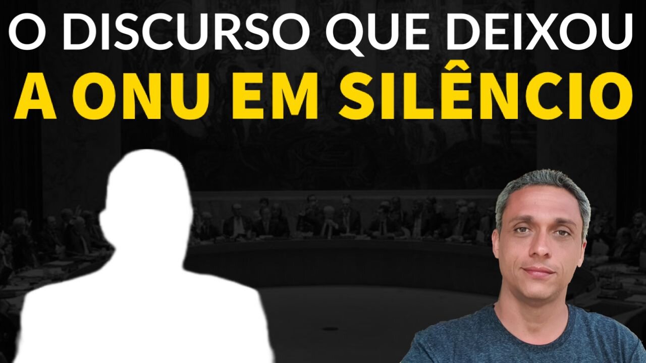 Na mosca! Judeu acabar com a disputa entre Palestina e Israel em pouco segundos na ONU