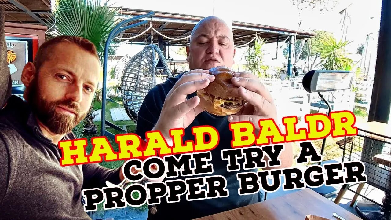 Inviting Harald Baldr to Try the Best Burger in Turkey