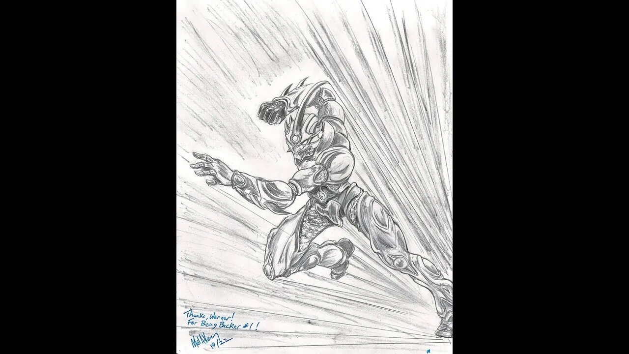 GUYVER 3 - The Bioboosted Armor!!! - Special Pencil Drawings for My Backers