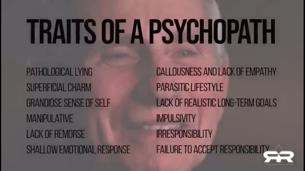 Fauci is a Psychopath and a Murderer! He Needs to be in Prison!
