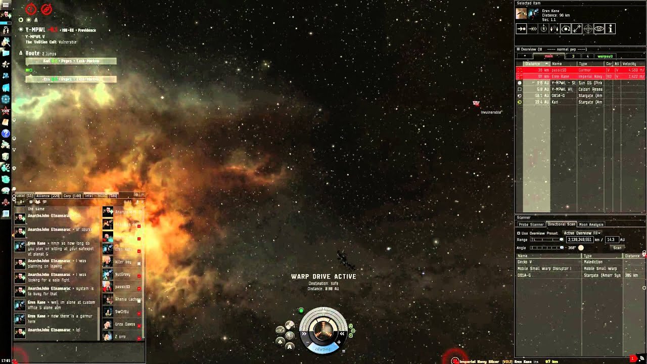Eve Online: Quick Fight! Crucfier vs Garmur/Imperial Navy Slicer!