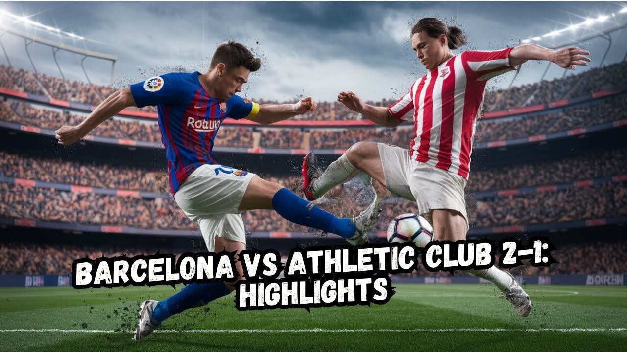 Epic Showdown: Barcelona vs Athletic Club Highlights