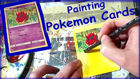 Painting Pokemon Cards: Venipede