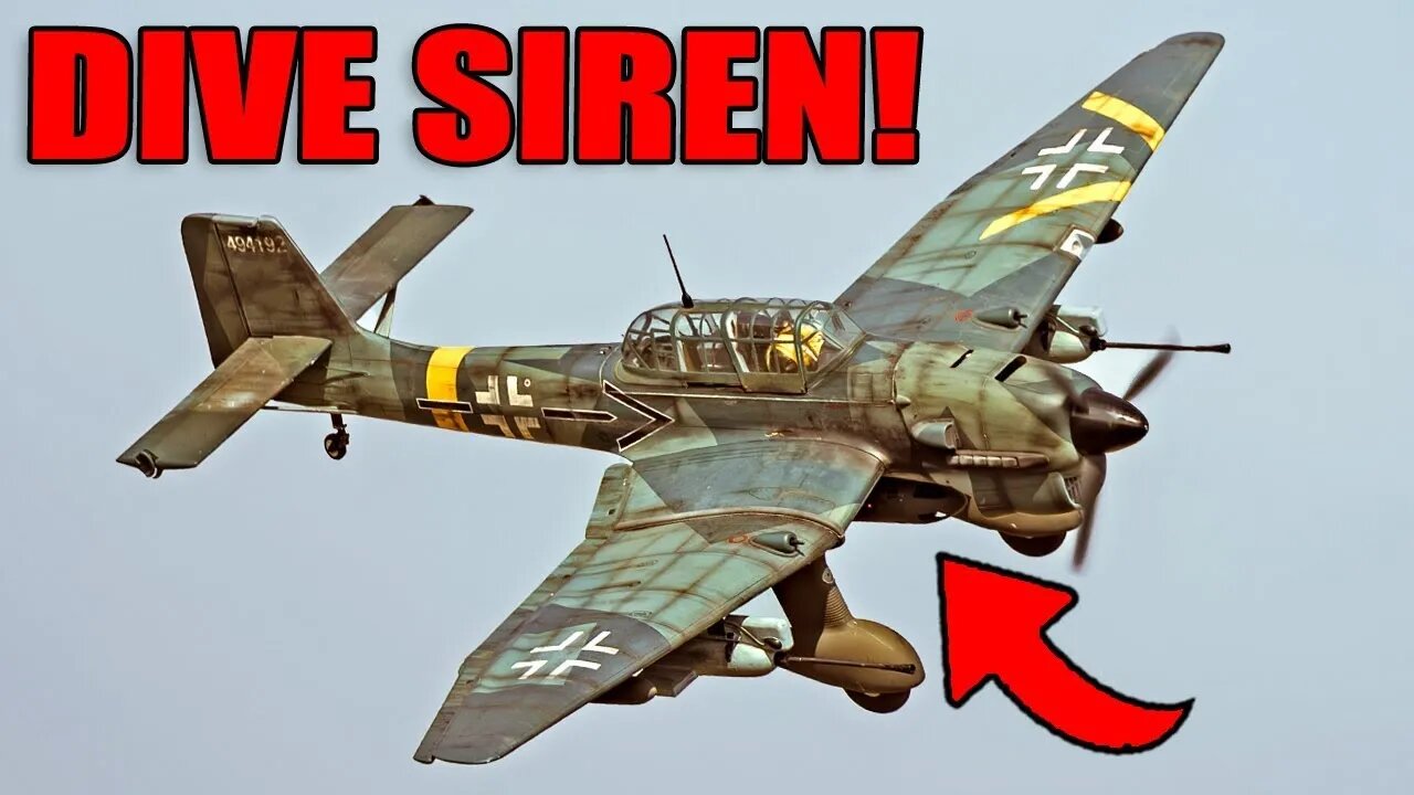 Dive Siren UNLEASHED: Giant Scale Stuka with Authentic Siren!