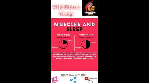 🔥Muscles and sleep🔥#shorts🔥#viralshorts🔥#fitnessshorts🔥#wildfitnessgroup🔥